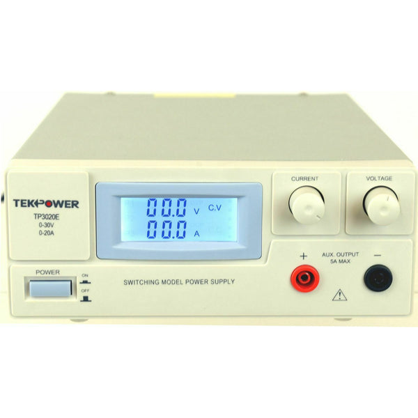 TekPower TP3020E DC Adjustable Switching Power Supply 30V 20A Digital Display