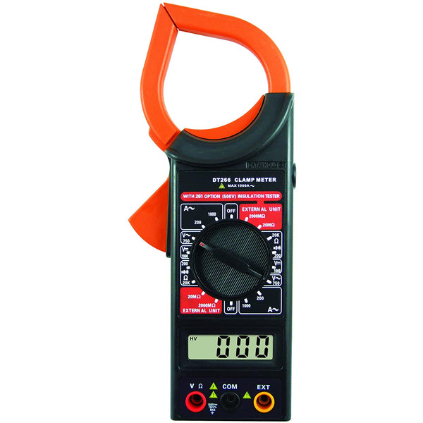 Sinometer DT266 Digital Clamp Meter AC/DC Multimeter Ohmmeter Temperature Measurement