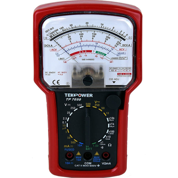 Tekpower TP7050 High Accuracy Analog Multimeter with Battery Tester