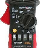 TekPower TP2008A Clamp Meter AC DC Voltage Current Resistance Tester